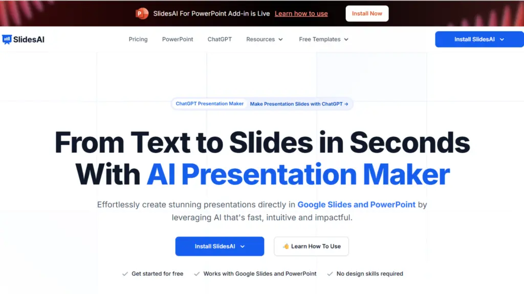 The 5 Best AI Presentation Makers 6 Slides AI