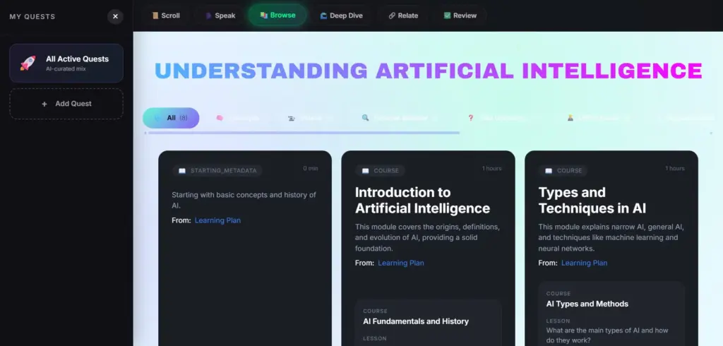 AnyLearn AI learning tool platform 1