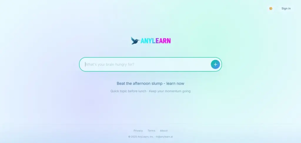 AnyLearn AI learning tool platform