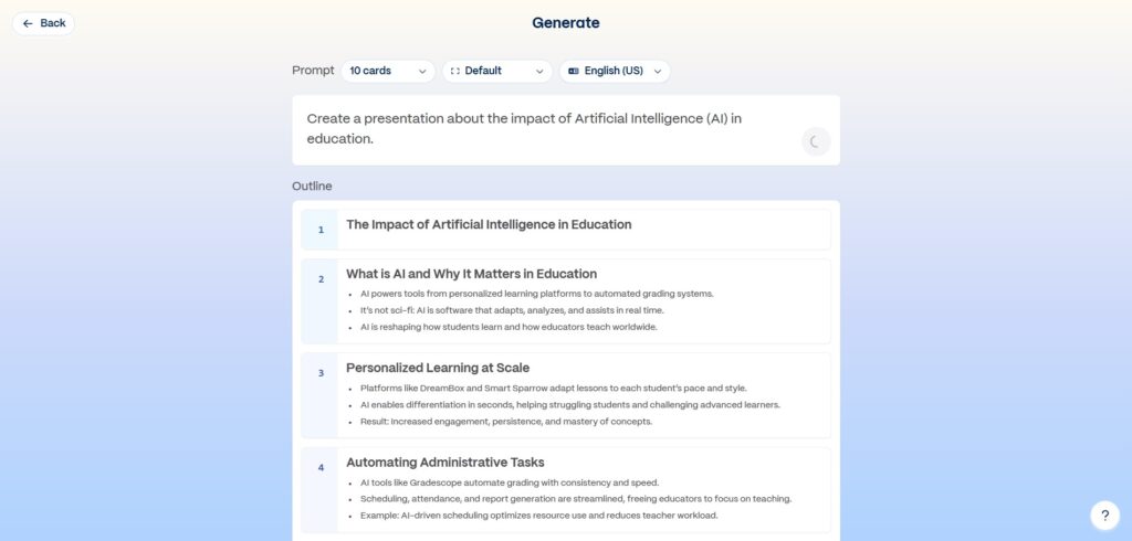 gamma ai powered presentation maker 2