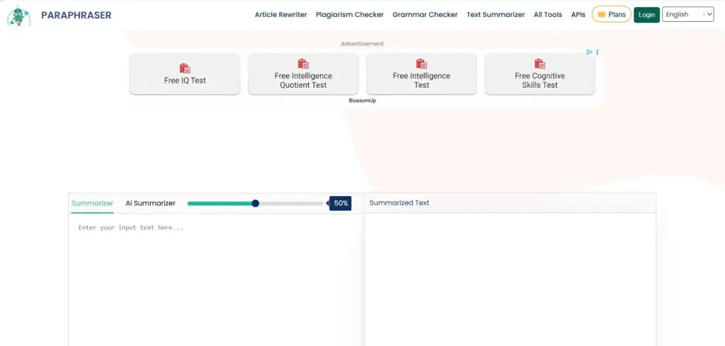 fast text summarization