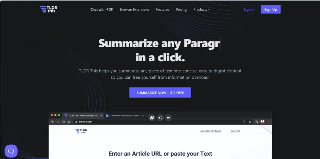 online summarize tool