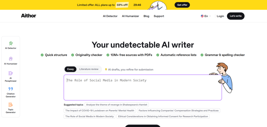 Aithor AI Essay Writer
